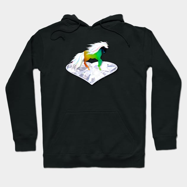 Horse Lovers Gift Hoodie by KC Morcom aka KCM Gems n Bling aka KCM Inspirations